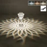 Remote Control 16 Color Night Light Touch Sensor Light Projector LED Ambient Light Room Decor Crystal Table Lamp — Overhead Lighting