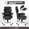 7-Point Massage Office Chair with Heating and Footrest — Massage Chairs, Mvpipi