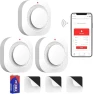 Smart Smoke Detector Fire Alarm with Replaceable Battery — Smoke & CO Detectors, Uingarm