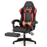 Gaming Chair with Footrest and Massage Lumbar Support — Gaming Chairs, Bigzzia