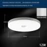 Motion Sensor LED Ceiling Light — Overhead Lighting, Mingusta