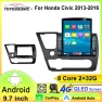 9.7-inch Android 13 Car Stereo for Honda Civic 9 2013-2016 with Wireless CarPlay, GPS Navigation, and Multimedia Player, ToyousoniC