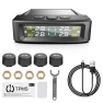 Solar-Powered Tire Pressure Monitoring System with 4 External Sensors — TPMS, Dream Garage