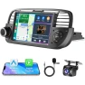 7-inch Car Stereo with Apple CarPlay, Android Auto, GPS, and WiFi — Car Infotainment System, ToyousoniC