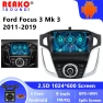 Android 11 2 Din 9 Car Stereo for Ford Focus 2012-2017 with Carplay/Android Auto GPS WIFI Bluetooth FM 2+64+4LED — Car Infotainment System, Reakosound