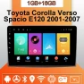 Android Carplay Car Radio for Toyota Corolla Verso Spacio E120 (2001-2007) — Car Infotainment System, IJCRAZY