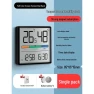 Digital Thermometer Hygrometer with Clock and Color Display — Smart Thermometer, HANDUNYOU
