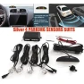 Parking Sensors with LED Backup Reverse Rear Radar System Alert Alarm Kit — Backup Camera, Siv jg