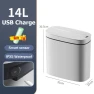 Smart Trash Can with USB Charger — Smart Trash Can, DC-HOME