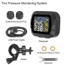 Tire Pressure Monitoring System with Temperature Alarm and 2 External Sensors — TPMS, Famifix