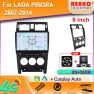 Car Radio with Android Auto, CarPlay, GPS Navigation, and Multimedia Player — Car Infotainment System, Reakosound