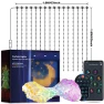 Smart Curtain String Light with Bluetooth App Control — LED Strip Lights, Build My Home