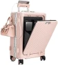 Aluminium Frame Zipperless PC Hard Shell Spinner Wheels Luggage — Smart Luggage, feilario
