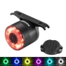 RGB Bicycle Taillight with Vibration Sensor, Smart Brake Sensing, USB Charging, and Light Sensing — Smart Bike Light, ROCKBROS