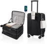 Expandable Carry On Luggage with Cup Holder, USB Charge, and TSA Lock — Smart Luggage, ISLAND ELEPHANT