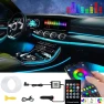 RGB LED Atmosphere Car Interior Ambient Light Strip — LED Strip Lights, 1IN1