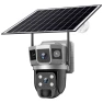 Solar Powered Three Camera Surveillance System — Security Camera