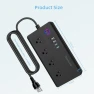 Smart Power Strip Surge Protector with Fast Charge — Smart Plug, XENON