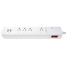 Smart Wi-Fi Power Strip with 4 Outlets and 2 USB Ports — Smart Plug, Energizer