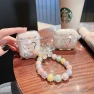 Transparent Glitter Case with Butterfly Chain, Smarter than future