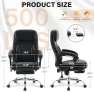 Massage Office Chair with Vibration, Heat, and Foot Rest — Massage Chairs, BIGGARSIT