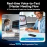 AI Voice Recorder with Playback and Transcription — Translator Device, HUREWA