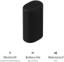 Portable Bluetooth Speaker with WiFi, Alexa, 24-Hour Battery Life, Charging Base — Smart Speaker, Sonos