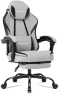 Gaming Chair with Footrest, Adjustable Headrest, Massage Lumbar Support, and Reclining Function — Smart Chairs, Misolant