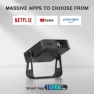 Black Smart Mini Projector with WiFi and Bluetooth — Smart Projector, XuanPad