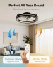 Smart Ceiling Fan Light with Nightlight — Smart Fan, Lumary