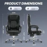 Massage Office Chair with 3-Level Heat and Footrest — Massage Chairs, MALOL
