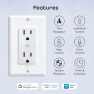Smart WiFi in-Wall Outlet, 4 Pack — Smart Plug, Geeni