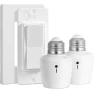 Remote Control Light Socket with Wall Switch — Smart Light Bulb, SURAIELEC