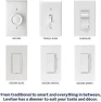 Decora Slide LED Advanced Dimmer Switch for 150W Dimmable LED, Halogen and Incandescent Bulbs and Fixtures — Smart Switch, Leviton