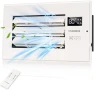 Register Booster Fan - 4'' x 12'' Opening with Adjustable Louver — Smart Fan, VIVOHOME