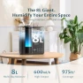 Humidifier for Bedroom, Warm & Cool Mist for Large Room, Top Fill Ultrasonic, Humidity Sensor, Essential Oil, 60H... — Humidifier, BREEZOME