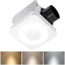 4-in-1 Smart Bathroom Exhaust Fan with Light, Bluetooth Speaker & Humidity Sensor — Smart Fan, OREiN