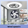 WiFi Low Profile Ceiling Fan with Light — Smart Fan, BAYSQUIRREL