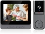 Wireless Doorbell Camera with Monitor — Video Doorbell, KEPEAK