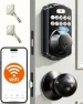Built-in WiFi Fingerprint Smart Lock with 2 Knobs — Smart Lock, Veise