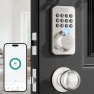 Fingerprint Keypad Deadbolt with Knob Set — Smart Lock, Ulecoce