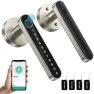 Smart Door Lock Fingerprint, Keyless Entry Door Lock with Handle — Smart Lock, TMEZON