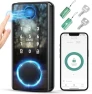 Smart Deadbolt Lock with Keypad Fingerprint Touchscreen & App Control — Smart Lock, PSOS