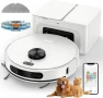 Robot Vacuum and Mop Combo, Self-Emptying with Smart Mapping — Robot Vacuum, SHELIKI