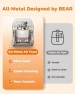 Air Fryer, 6.4Qt Stainless Steel with 8 Presets — Air Fryer, Bear