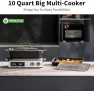 Slow Cooker 10 Quart, 8-in-1 Programmable Multi-Cooker — Multicooker, AUTUCU