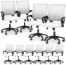Ergonomic Office Chair Pack of 2 — Smart Chairs, Magshion