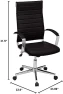 High-Back Swivel Office Chair with Lumbar Support — Smart Chairs, Amazon Basics