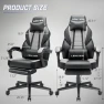 Gaming Chair with Footrest — Smart Chairs, LEMBERI
