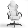 Leather Ergonomic Gaming Chair with Footrest and Linkage Armrest — Smart Chairs, Ferghana